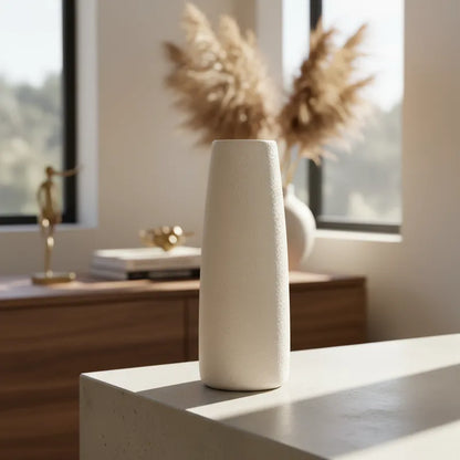 Florero Cerámica Textura Rugosa 30cm - Frank Home Florero Frank Home Chile
