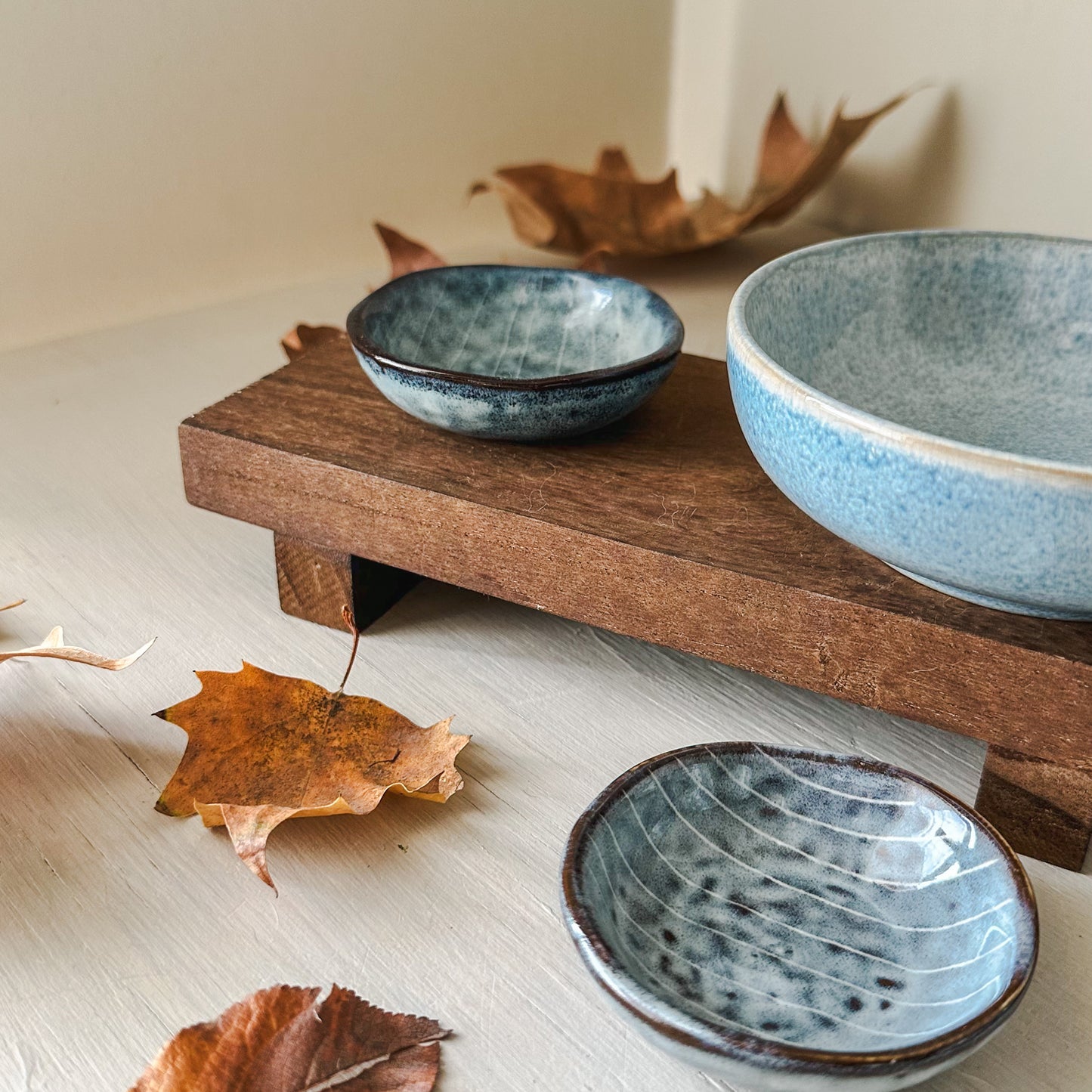 Pack 3 pocillos cerámica rústicos pocillo Frank Home Chile