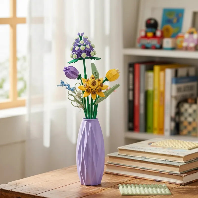 Bloques de Construcción Florero con Flores Florero Frank Home Chile