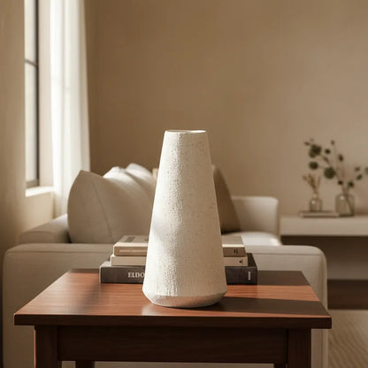 Florero Cerámica Texturada Cónico Florero Frank Home Chile