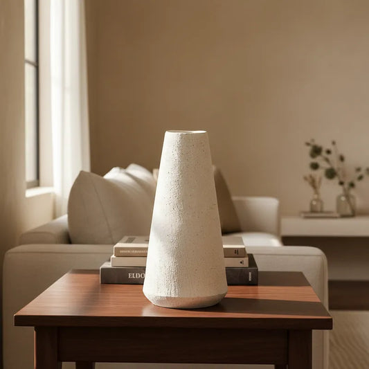 Florero Cerámica Texturada Cónico Florero Frank Home Chile