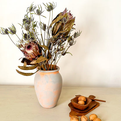 Florero cerámica ovalado