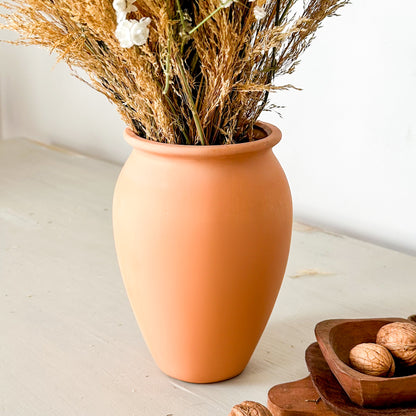 Florero cerámica ovalado