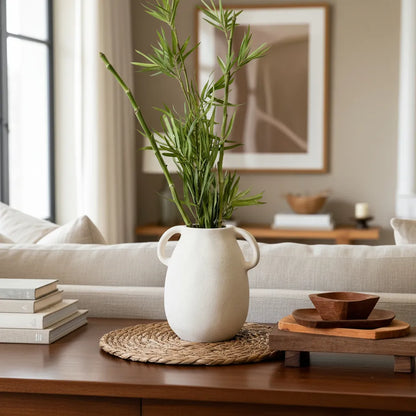 Florero Frank Cerámica Doble Asa Florero Frank Home Chile