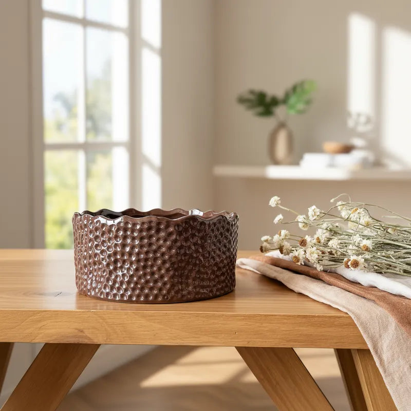 Fuente Decorativa Cerámica Texturada Fuente Frank Home Chile