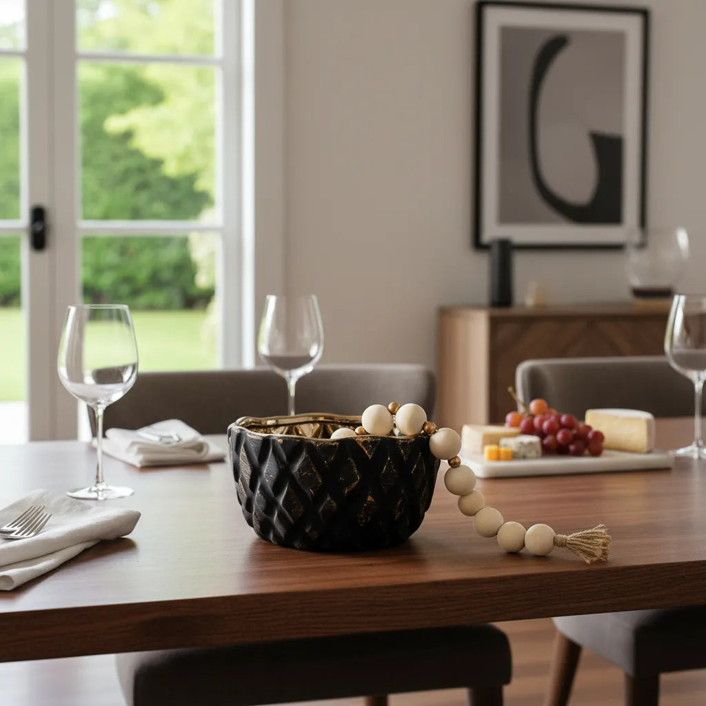 Fuente Decorativa Negra Envejecida Fuente Frank Home Chile