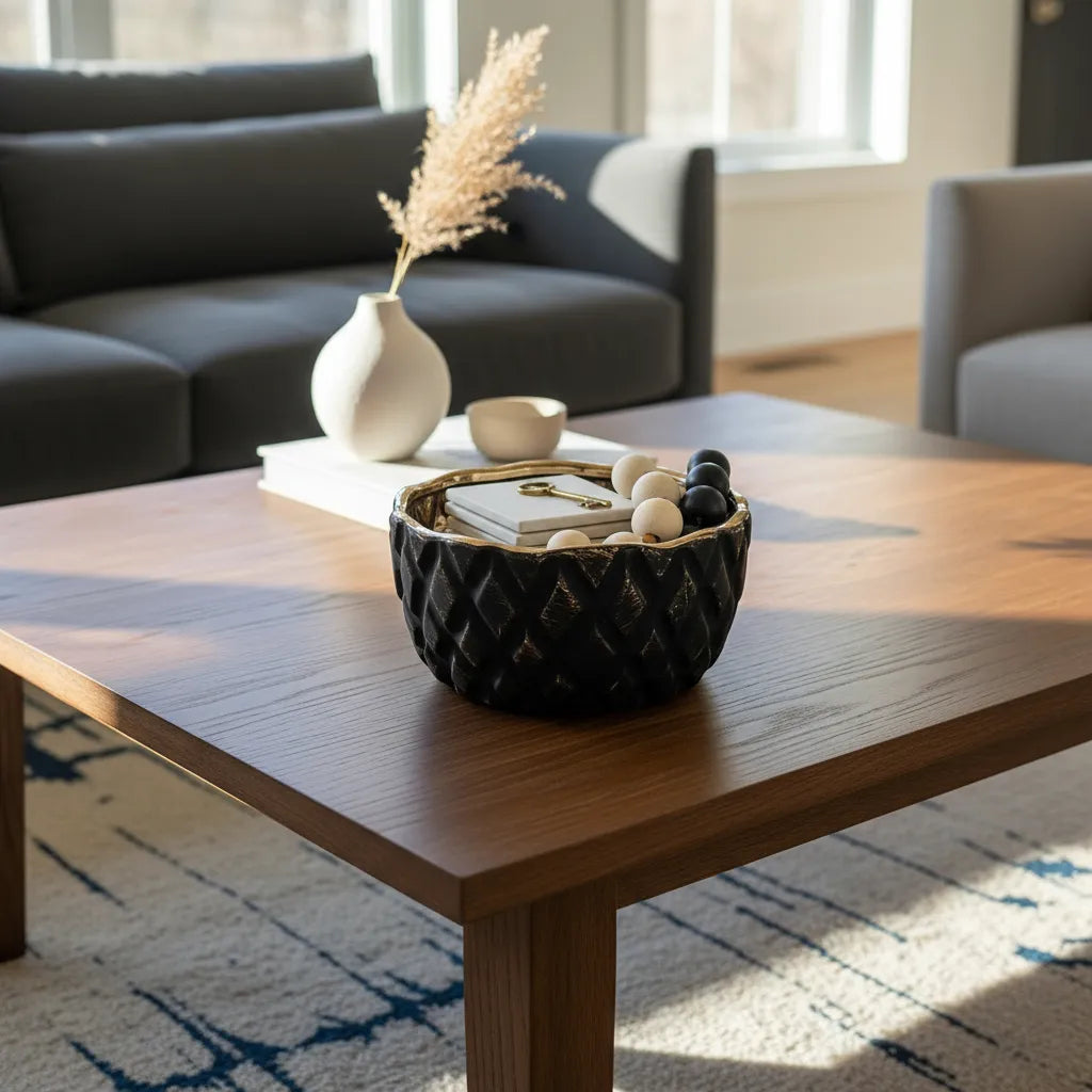 Fuente Decorativa Negra Envejecida Fuente Frank Home Chile