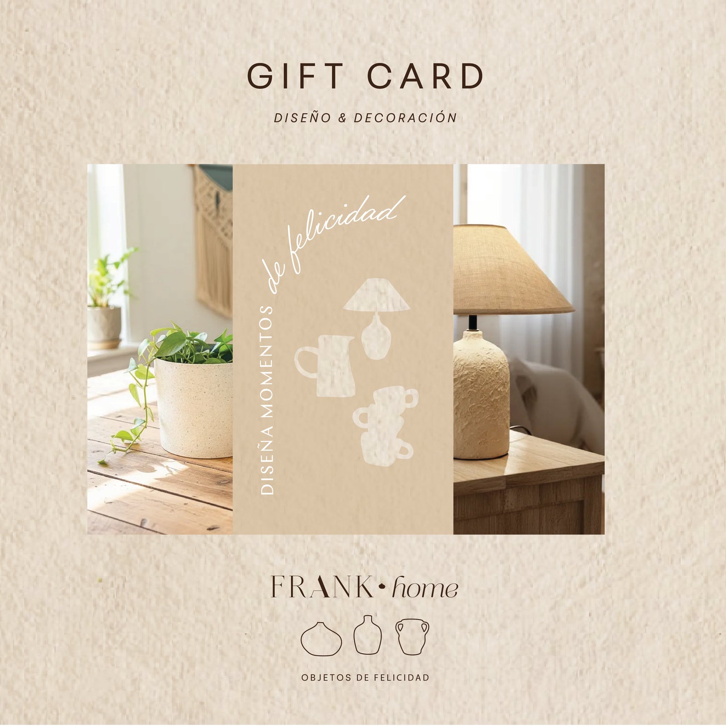 Gift Card Frank Home Tarjeta de regalo Frank Home Chile