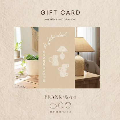 Gift Card Frank Home Tarjeta de regalo Frank Home Chile