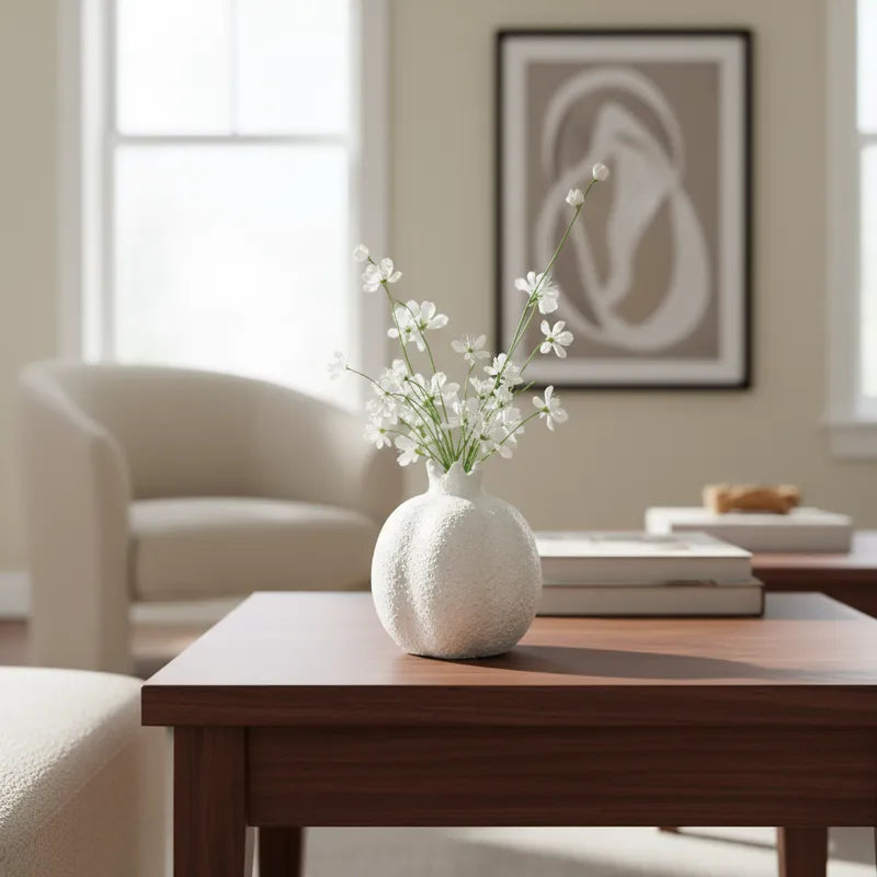 Florero Granada Rústico Beige 9cm - Frank Home Florero Frank Home Chile