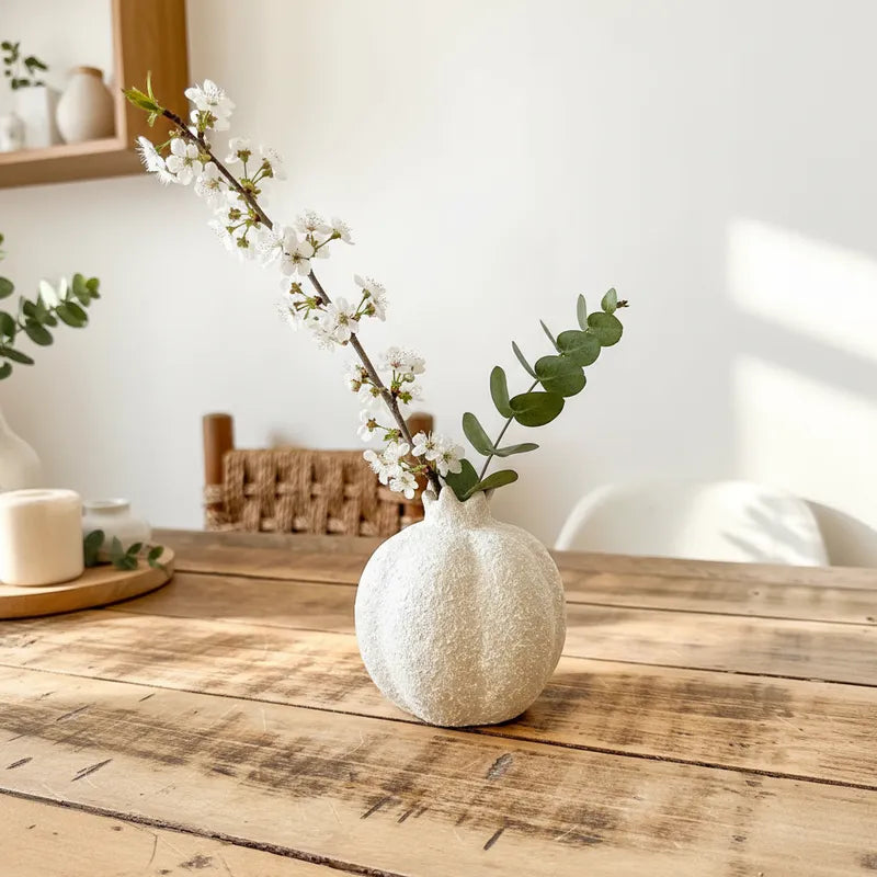 Florero Granada Rústico Beige 9cm - Frank Home Florero Frank Home Chile