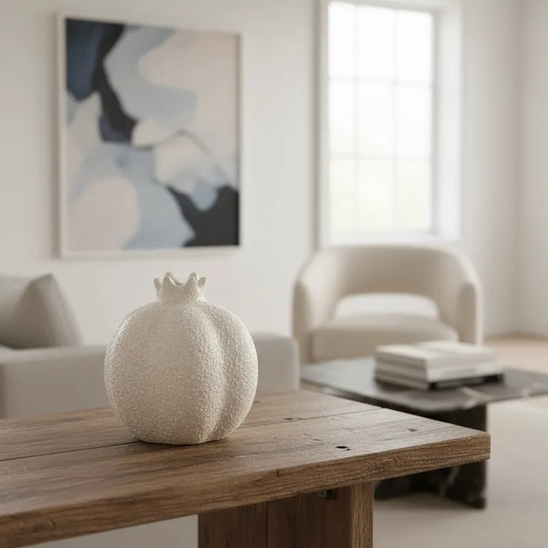 Florero Granada Rústico Beige 9cm - Frank Home Florero Frank Home Chile