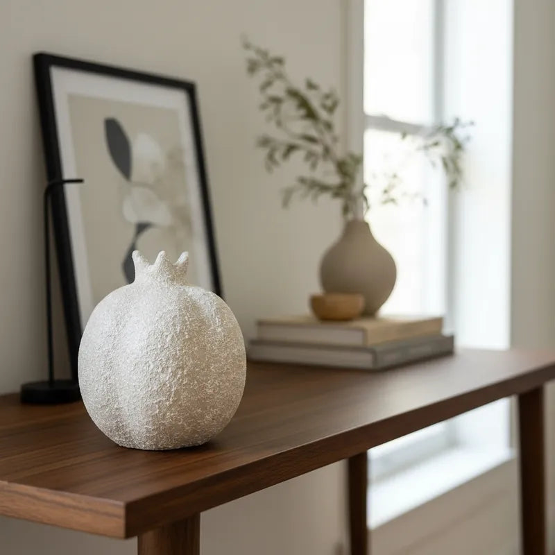 Florero Granada Rústico Beige 9cm - Frank Home Florero Frank Home Chile