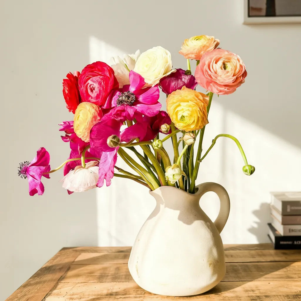 Florero Jarra Campestre Cerámica Florero Frank Home Chile