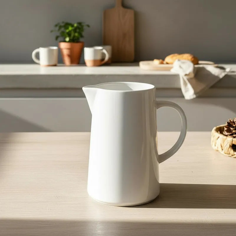 Jarra Cerámica Blanca 1,8 Lt Jarra Frank Home Chile