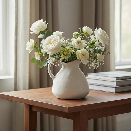 Florero Jarra Campestre Cerámica Florero Frank Home Chile