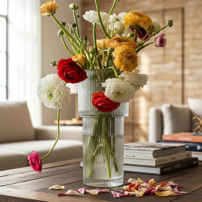 Florero Vidrio Labrado Florero Frank Home Chile