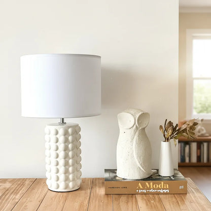 Lámpara Cerámica Esmaltada Volumen Lampara de mesa Frank Home Chile