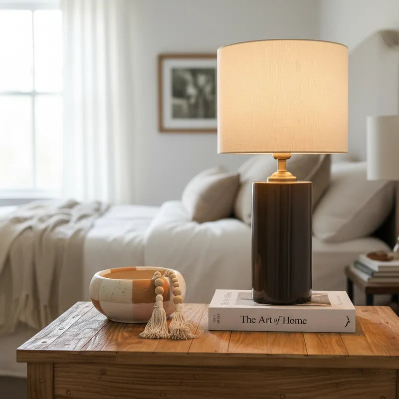 Lámpara Cerámica Moro Lampara de mesa Frank Home Chile