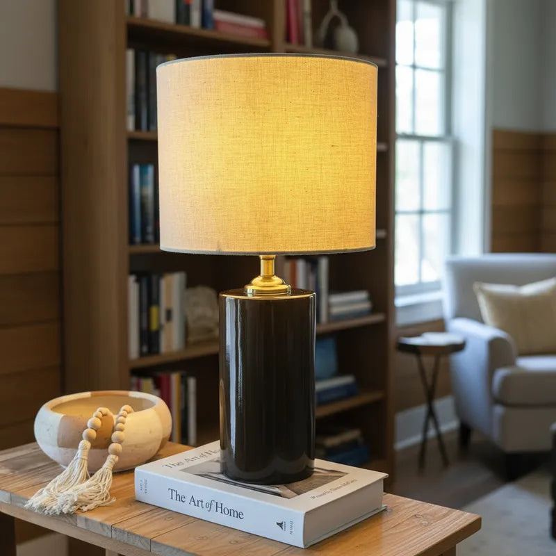 Lámpara Cerámica Moro Lampara de mesa Frank Home Chile