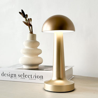 Lámpara de mesa Mushroom recargable touch Lampara de mesa y escritorio Frank Home Chile