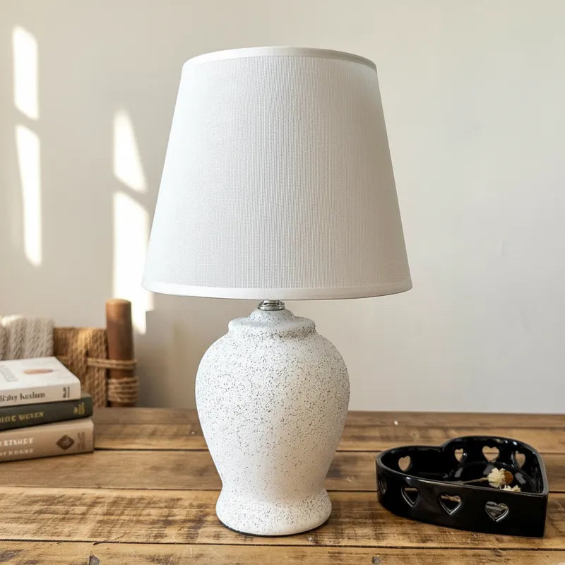 Lámpara de Mesa Cerámica Rugosa