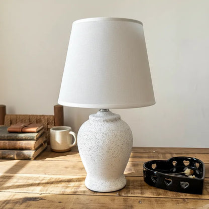 Lámpara de Mesa Cerámica Rugosa