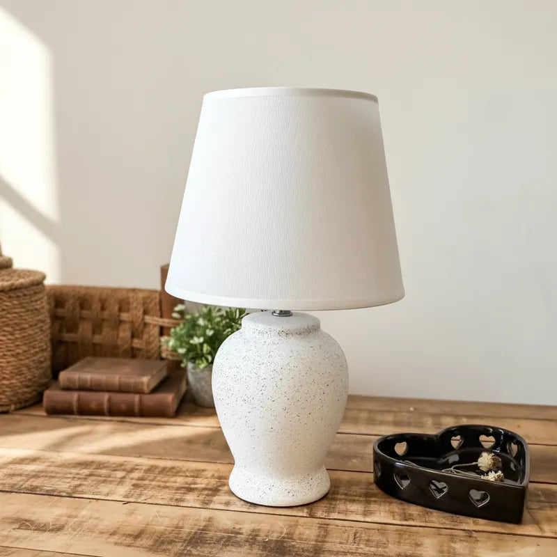 Lámpara de Mesa Cerámica Rugosa