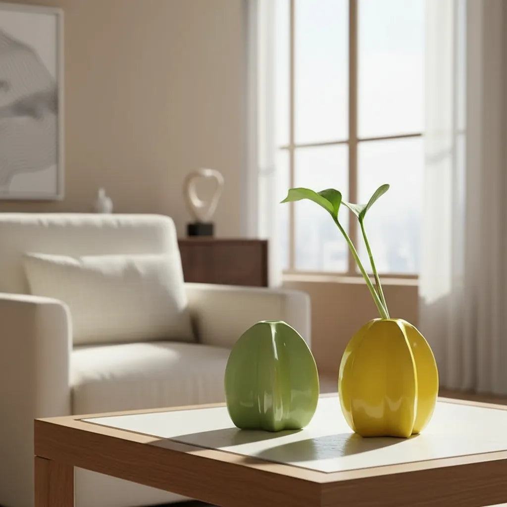 Florero Melocotón Cerámica destonalizada Florero Frank Home Chile