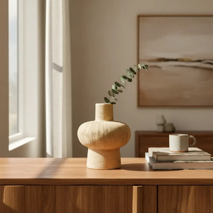 Florero Mushroom Textura Rústica Florero Frank Home Chile