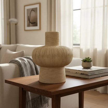 Florero Mushroom Textura Rústica Florero Frank Home Chile