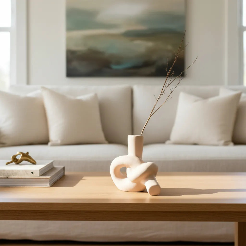 Florero nudo cerámica Florero Frank Home Chile