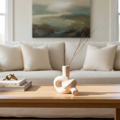 Florero nudo cerámica Florero Frank Home Chile