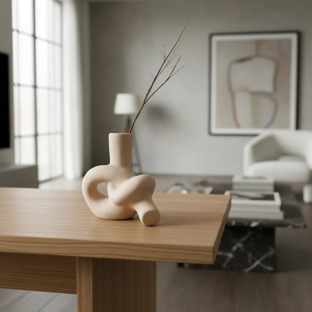 Florero nudo cerámica Florero Frank Home Chile