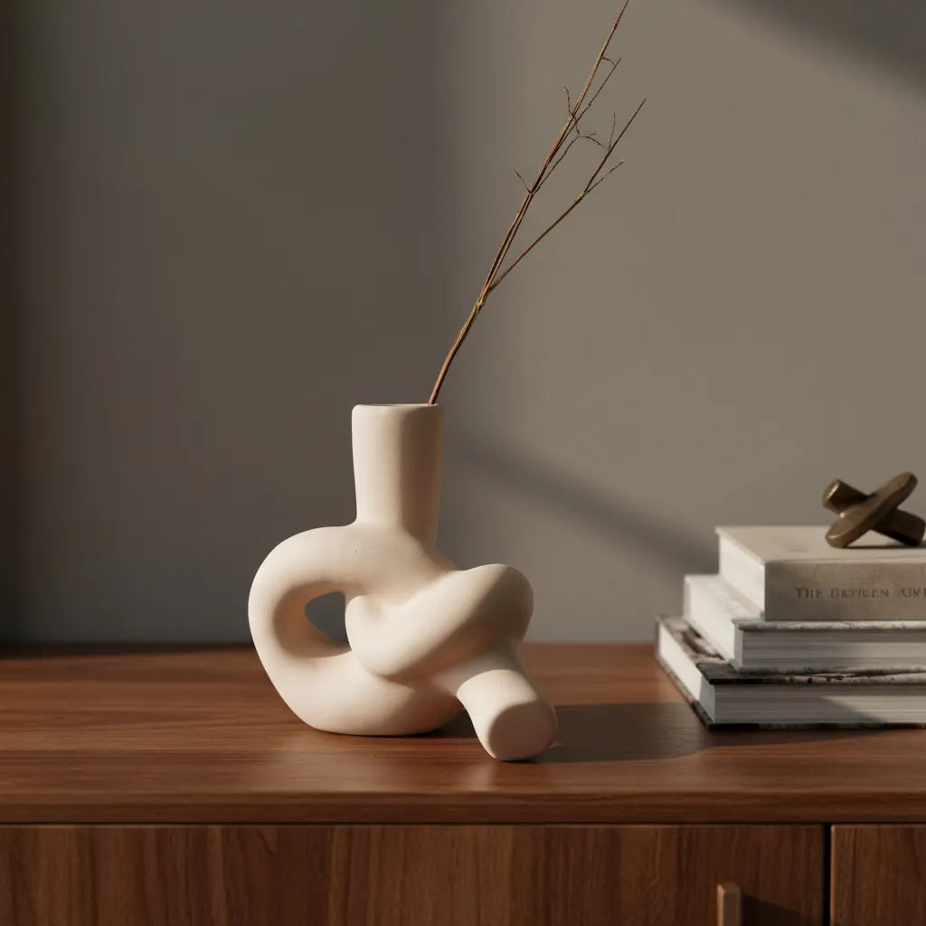 Florero nudo cerámica Florero Frank Home Chile