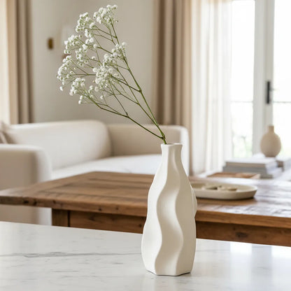 Florero Cerámica Ondas Florero Frank Home Chile