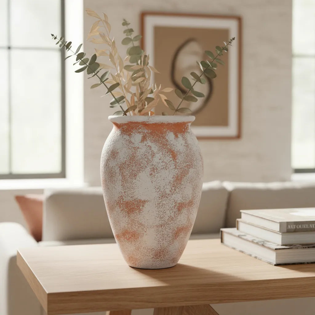 Florero Cerámica Ovalado Florero Frank Home Chile