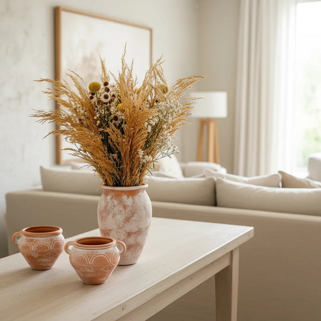 Florero Cerámica Ovalado Florero Frank Home Chile