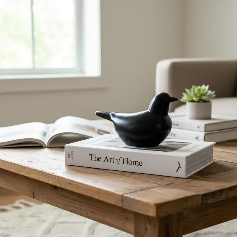 Adorno Pájaro Decorativo Cerámica Adorno Frank Home Chile