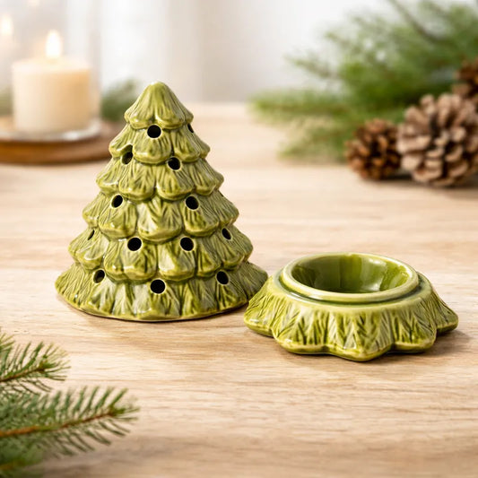 Porta Vela Pino de Cerámica Esmaltada Porta Vela Frank Home Chile