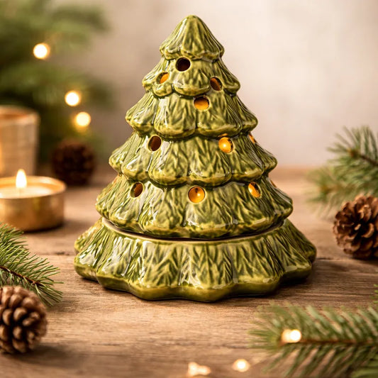 Porta Vela Pino de Cerámica Esmaltada Porta Vela Frank Home Chile