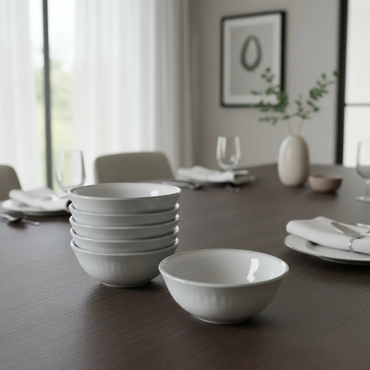 Pocillo Gris Hueso Cerámica 9.5cm - Salsas y Aperitivos pocillo Frank Home Chile