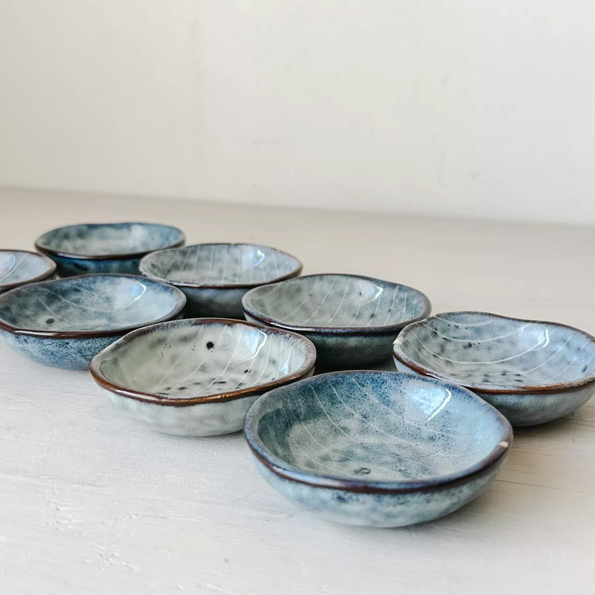 Pack 3 pocillos cerámica rústicos pocillo Frank Home Chile