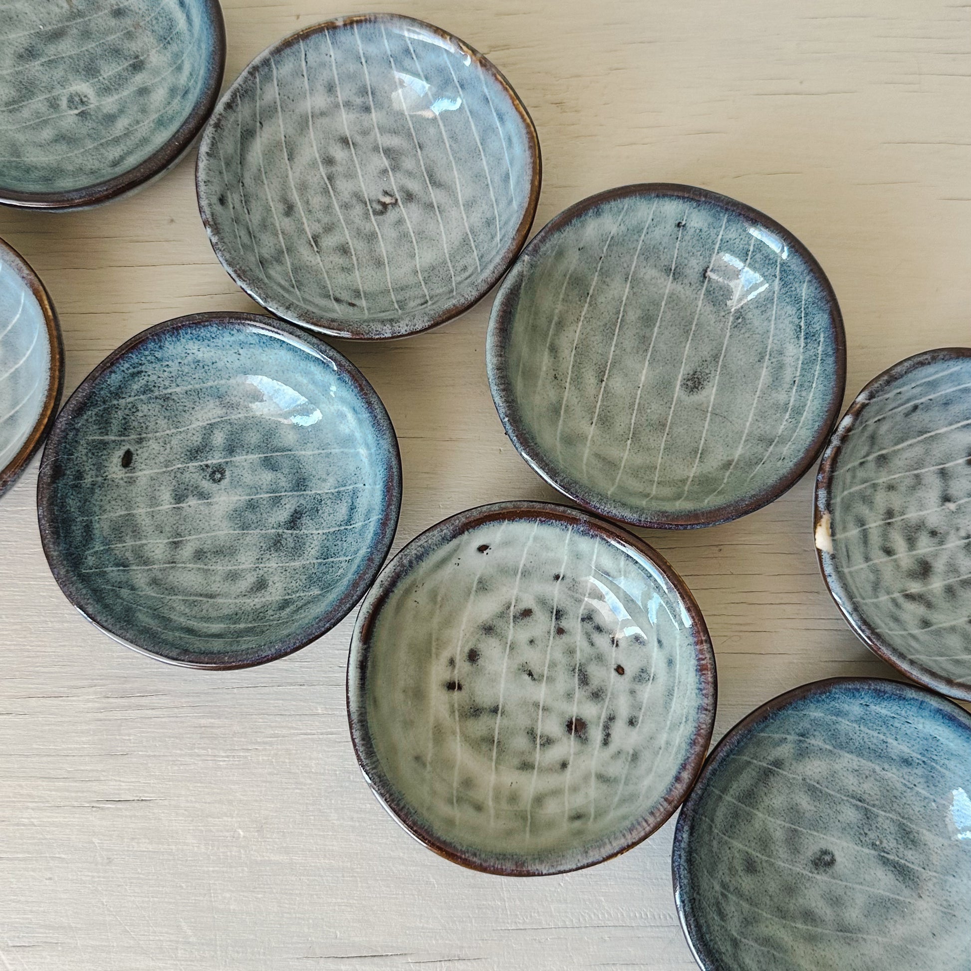 Pack 3 pocillos cerámica rústicos pocillo Frank Home Chile