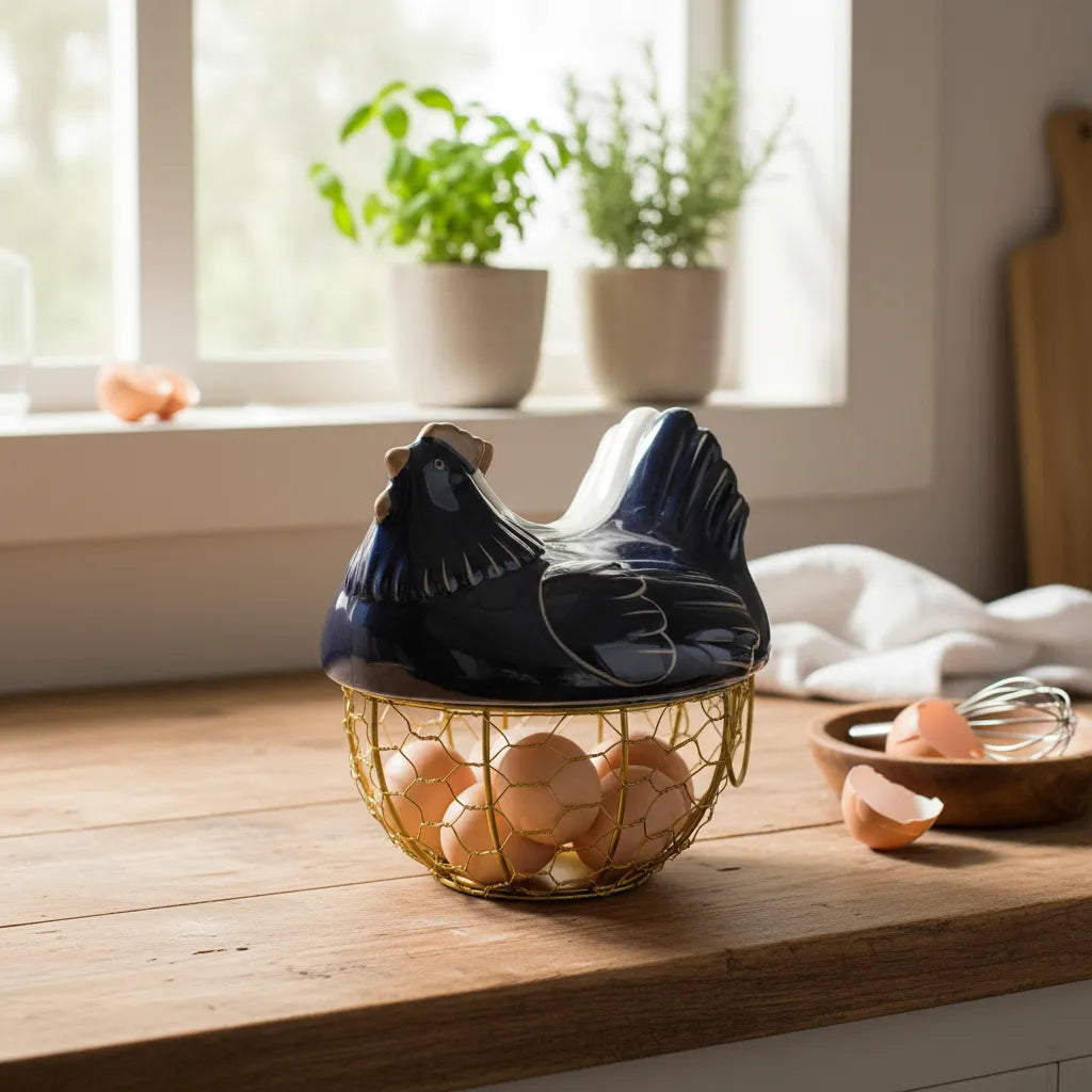 Gallina Porta Huevos Canasto Frank Home Chile