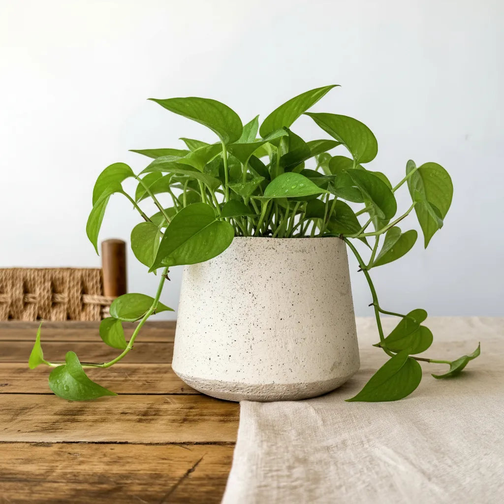 Porta Macetero Cerámica Interior Azul - Diseño Elegante 3 Tamaños Porta Macetero Frank Home Chile