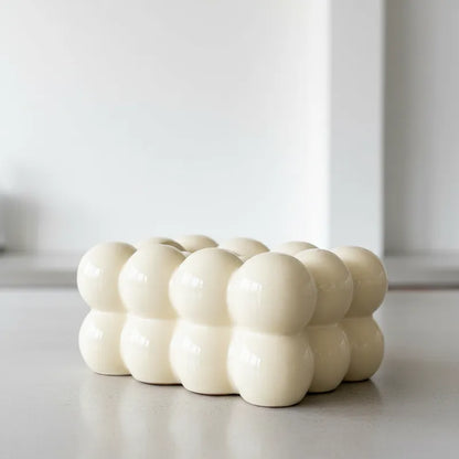 Porta Pañuelos Cerámica Nube Accesorio Frank Home Chile