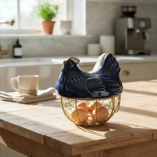 Gallina Porta Huevos Canasto Frank Home Chile