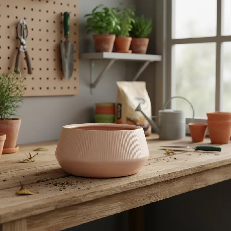 Porta Macetero Cerámica Porta Macetero Frank Home Chile