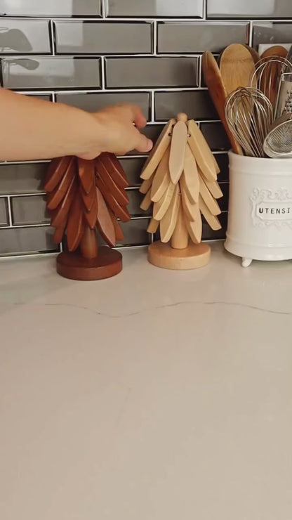 Set 4 Posavasos Árbol Desmontable Dos Modelos